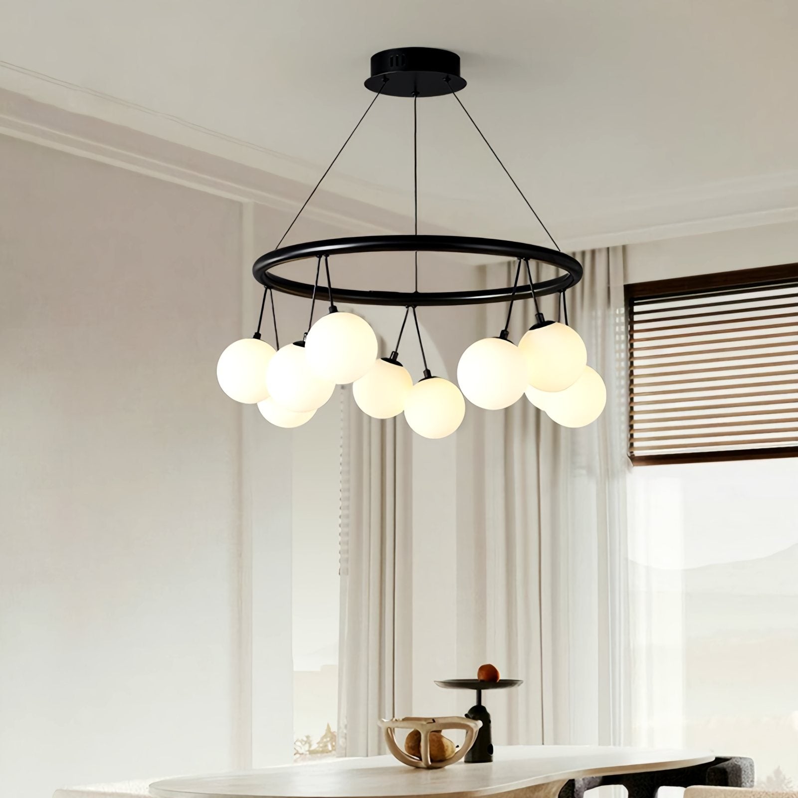Feyran Valentina Nordic LED Glass Ball Chandelier