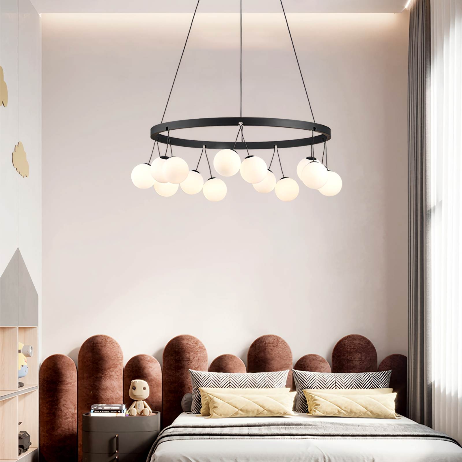 Feyran Valentina Nordic LED Glass Ball Chandelier