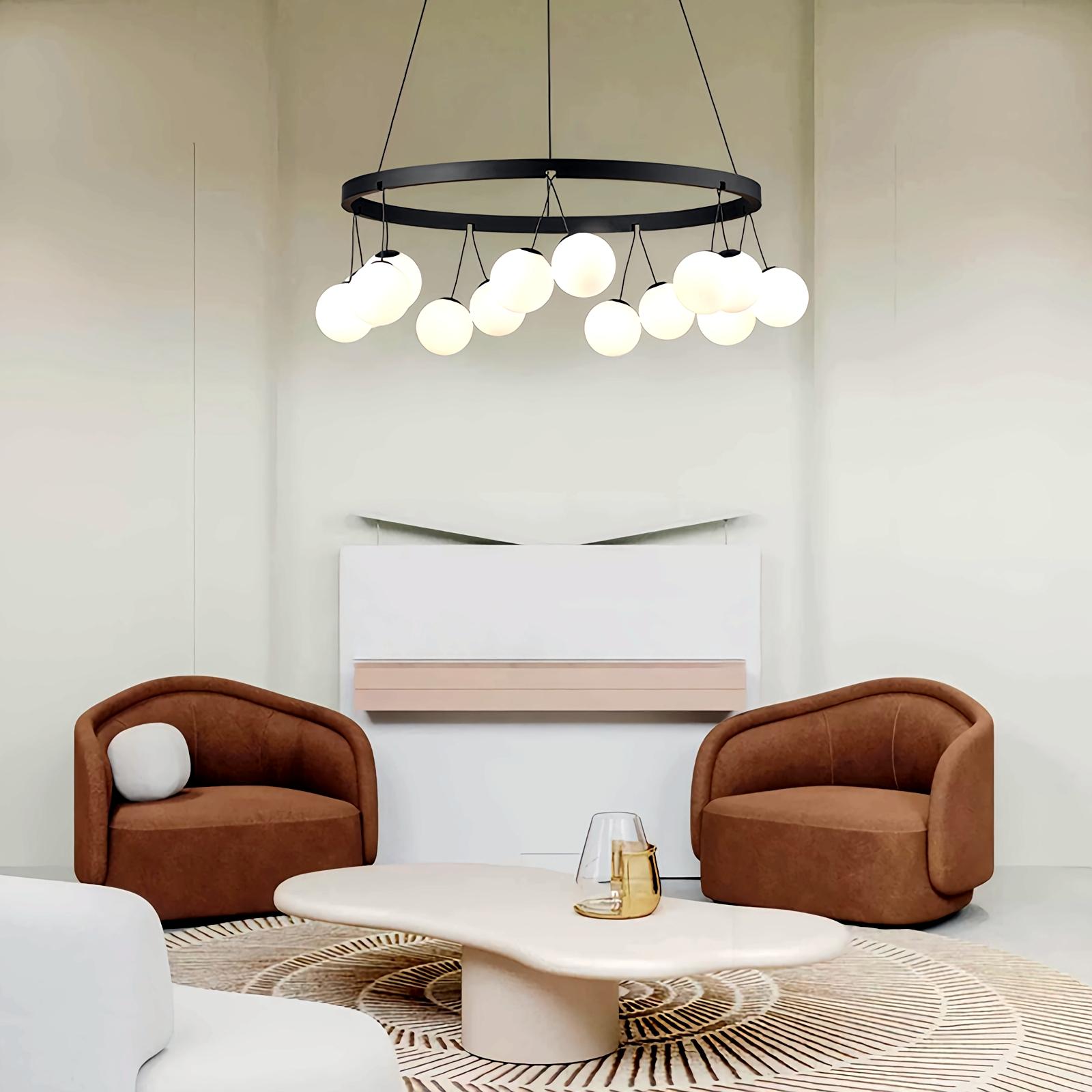 Feyran Valentina Nordic LED Glass Ball Chandelier