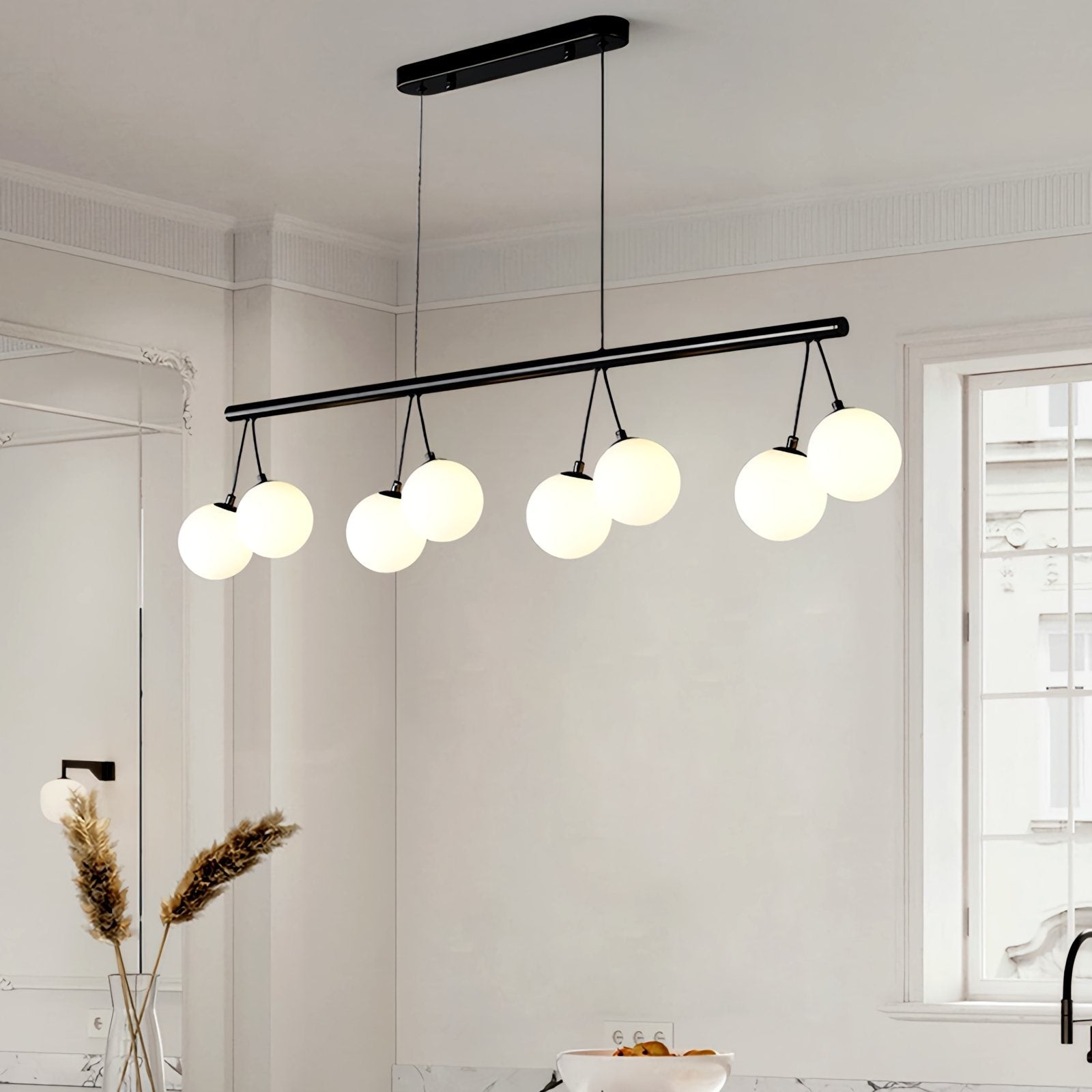 Feyran Valentina Nordic LED Glass Ball Chandelier