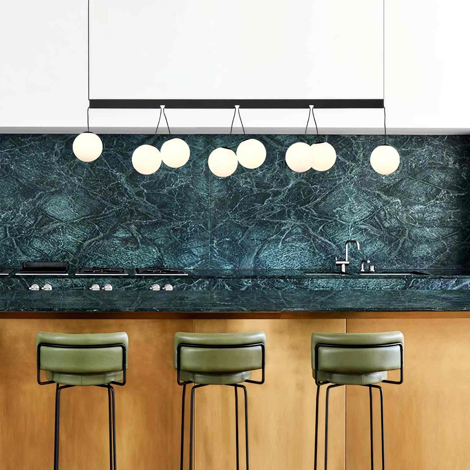Feyran Valentina Nordic LED Glass Ball Chandelier