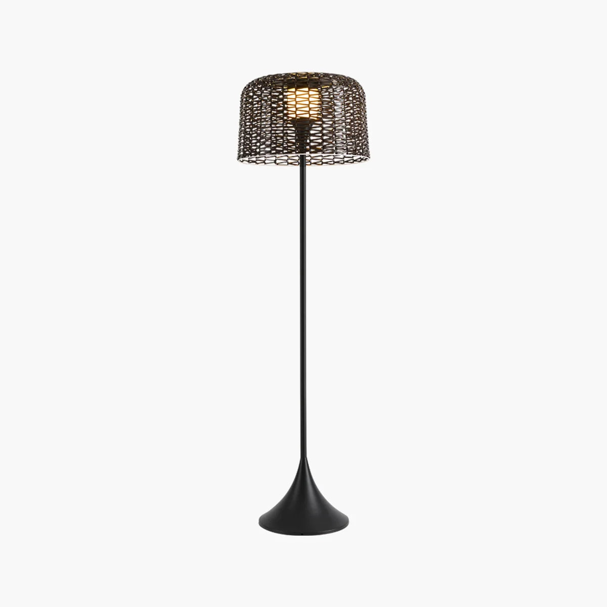 Feyran Vine Woven Floor Lamp for Outdoor