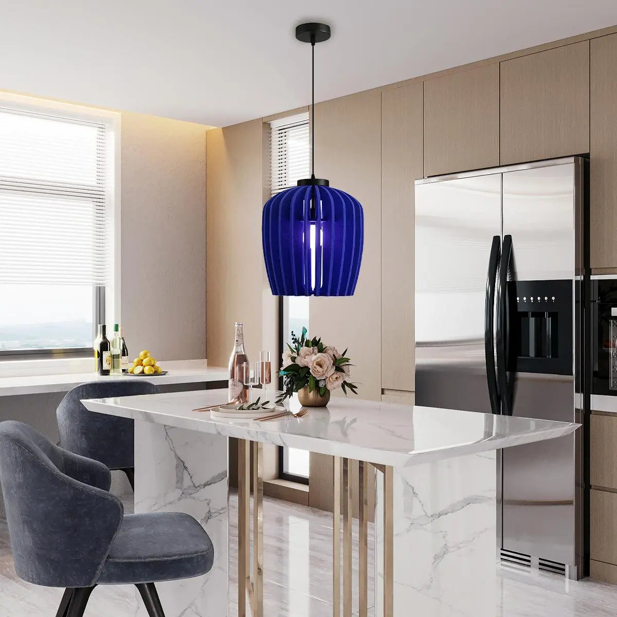 Feyran Wine Jar Shape Acoustic Pendant Light