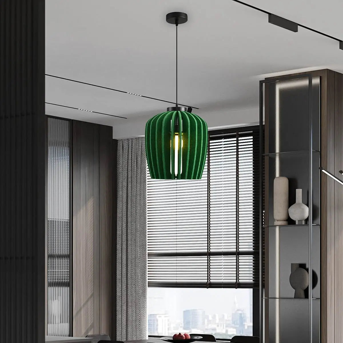Feyran Wine Jar Shape Acoustic Pendant Light
