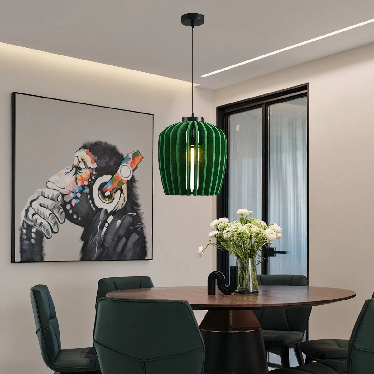Feyran Wine Jar Shape Acoustic Pendant Light