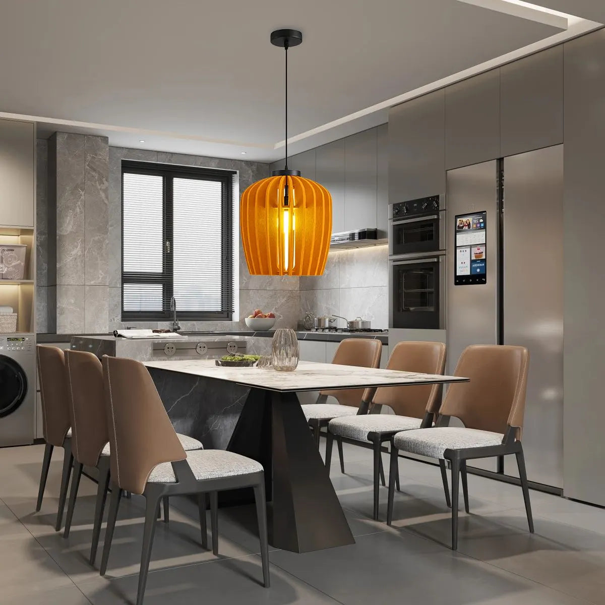 Feyran Wine Jar Shape Acoustic Pendant Light