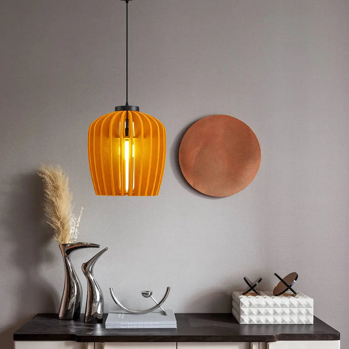 Feyran Wine Jar Shape Acoustic Pendant Light