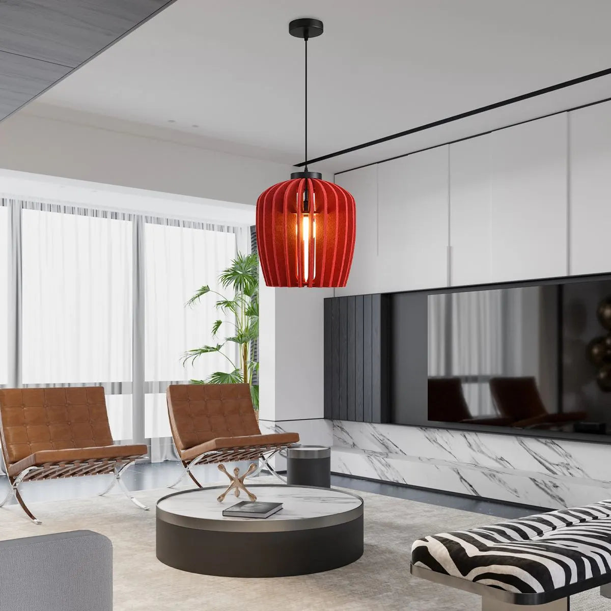 Feyran Wine Jar Shape Acoustic Pendant Light