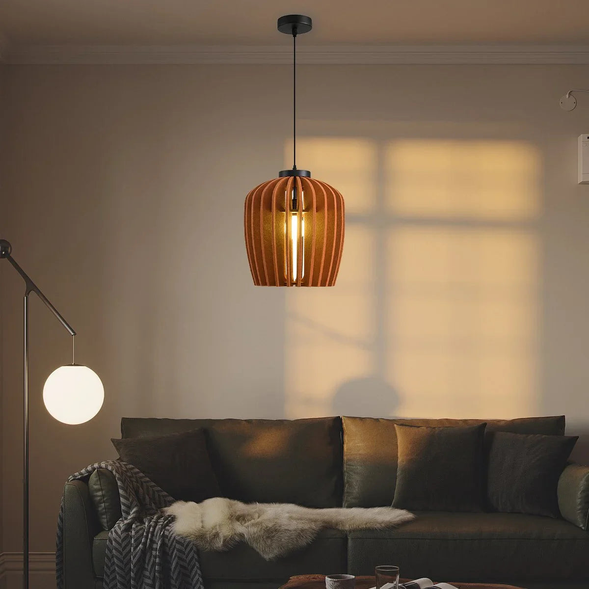 Feyran Wine Jar Shape Acoustic Pendant Light