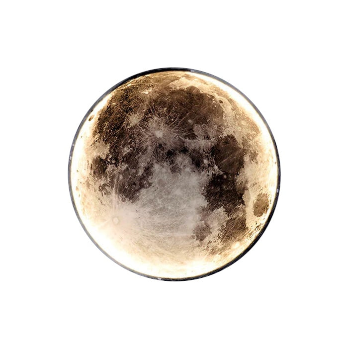 Feyran Moon/Earth Art Mural Wall Lamp