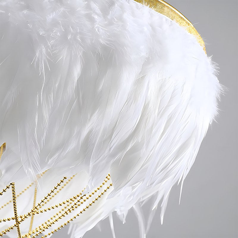 Feyran Feather Bird’s Nest Lamp for Bedroom Living Room