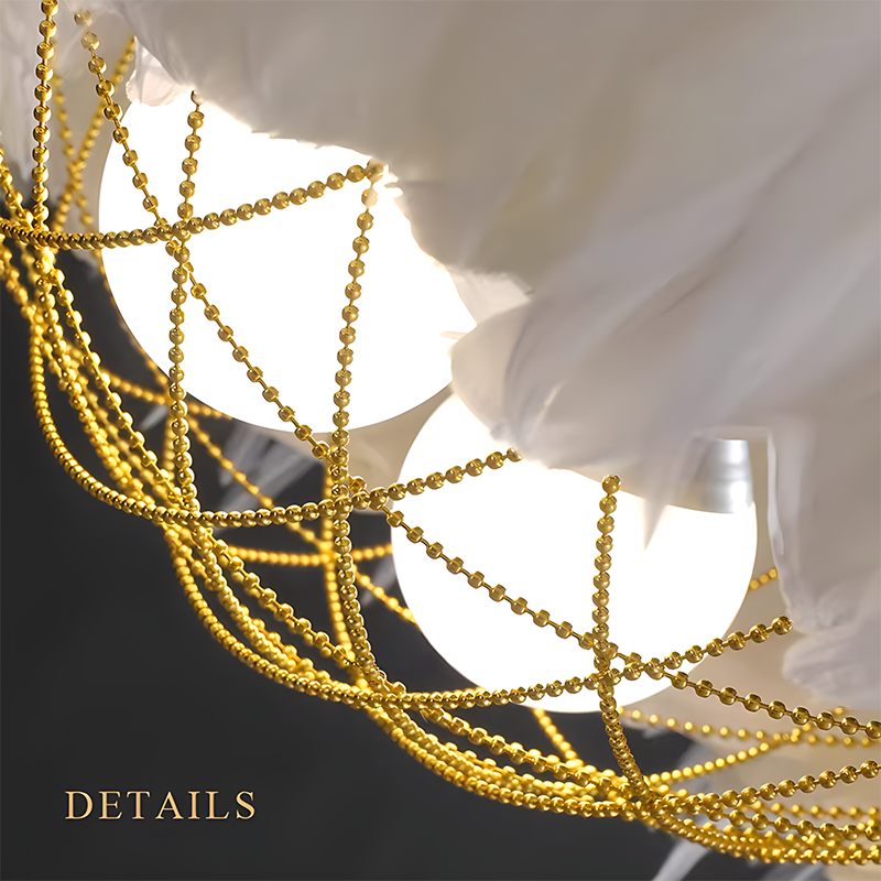 Feyran Feather Bird’s Nest Lamp for Bedroom Living Room