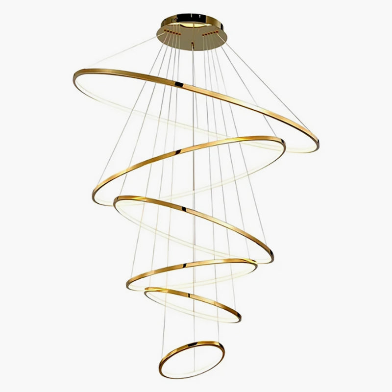 Feyran Large Tiered Ring Foyer Chandelier