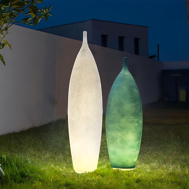 Feyran Colorful Vases Outdoor Floor Lamp