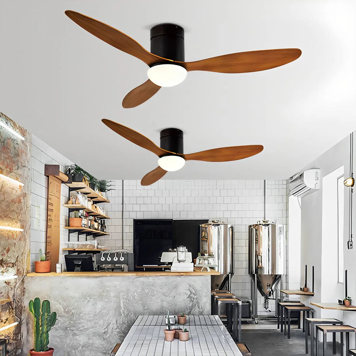 Feyran 3 Blade Modern Ceiling Fan with Light