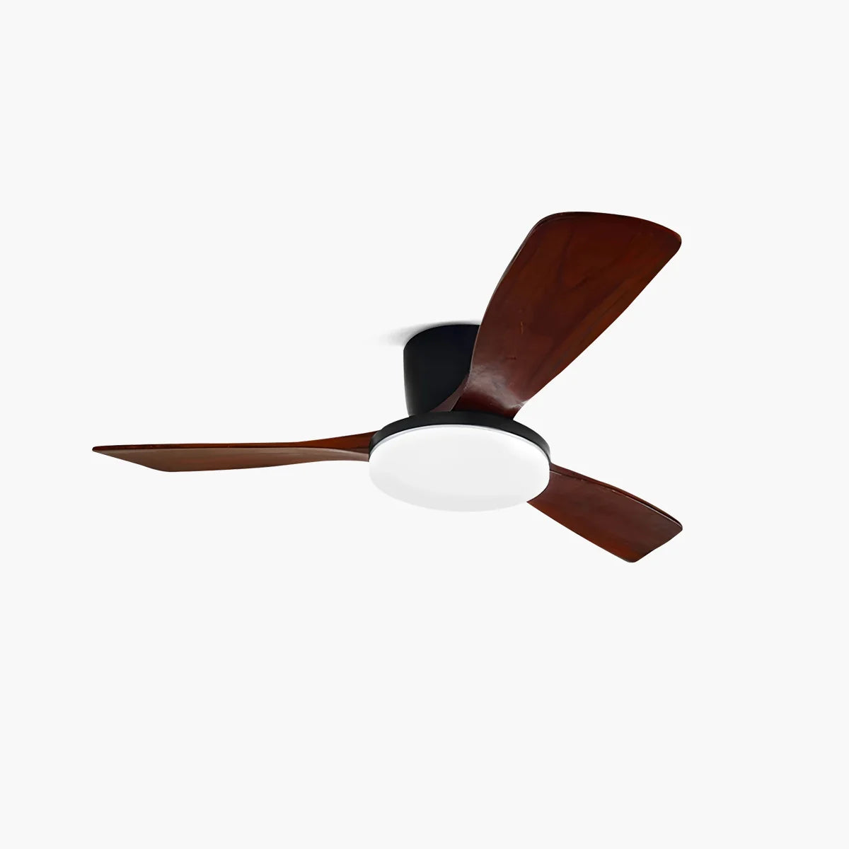 Feyran 3 Wood Blade Low Profile Ceiling Fan Lamp