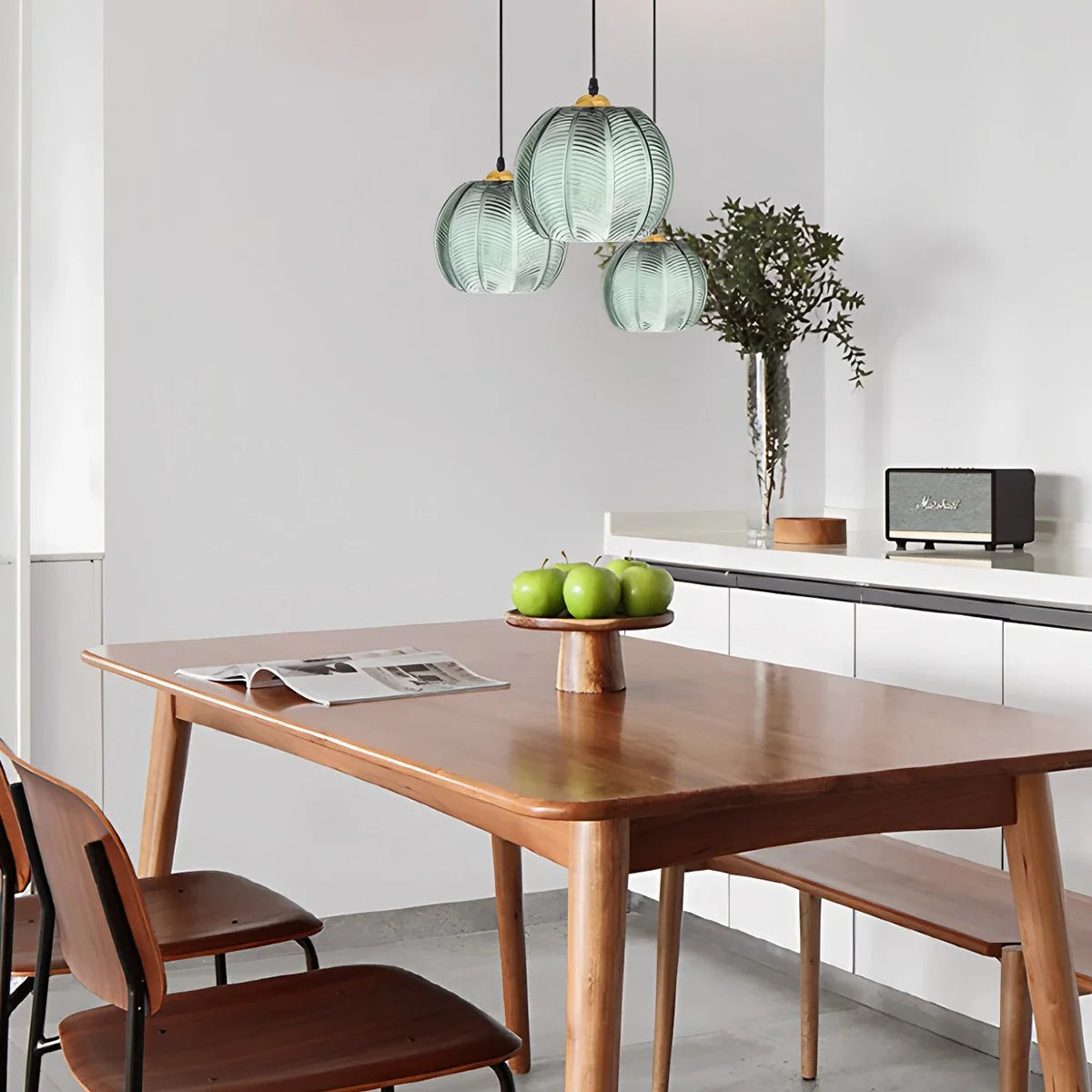 Feyran Aalin Frosted Glass Pendant Light for Dining Room