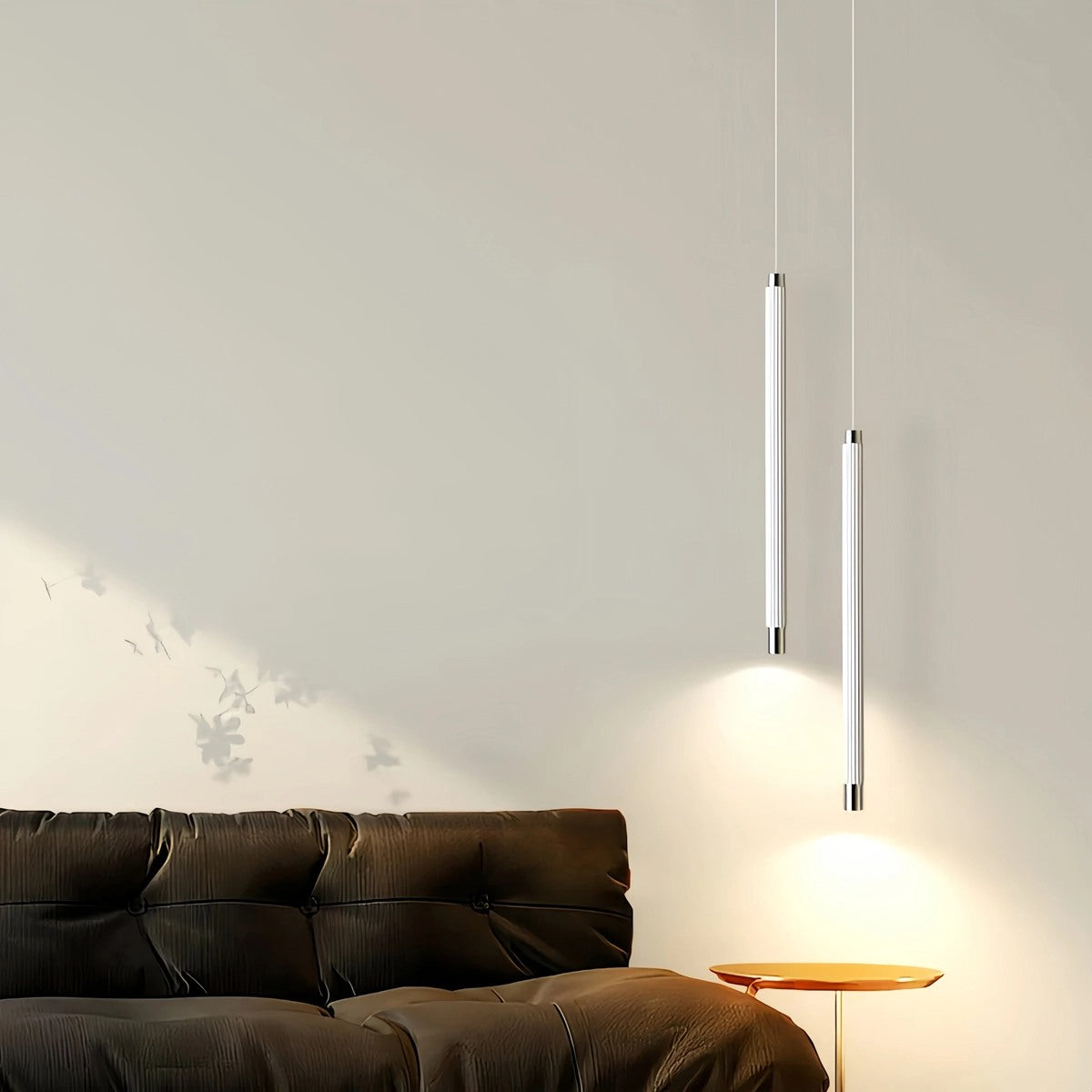 Feyran Adjustable Long Roman Column Pendant Light for Dining Room