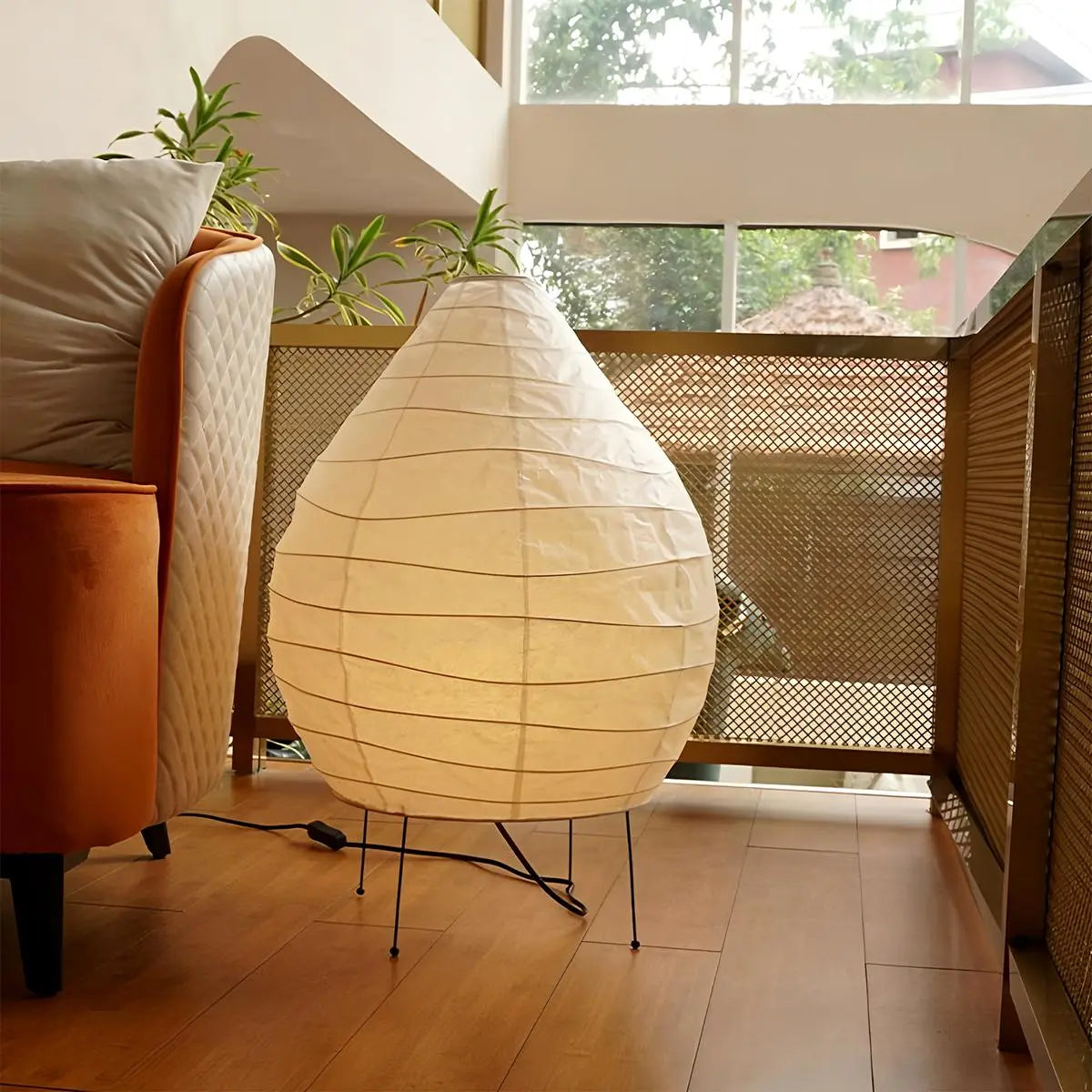 Feyran Akari 22N Rice Paper Table Lamp for Bedroom