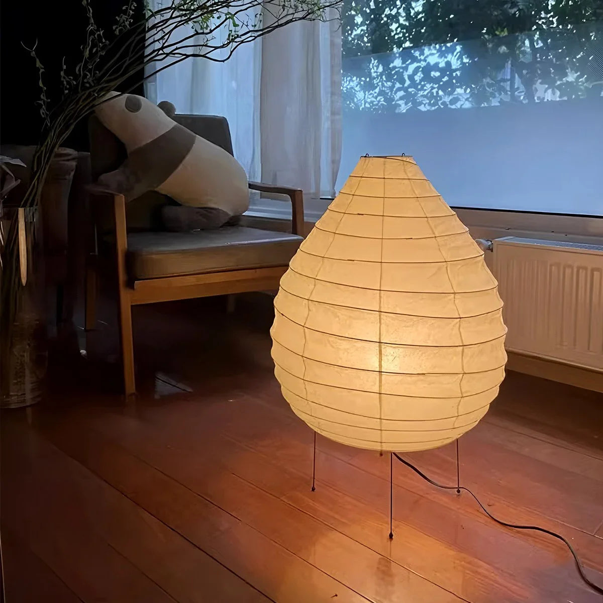 Feyran Akari 22N Rice Paper Table Lamp for Bedroom