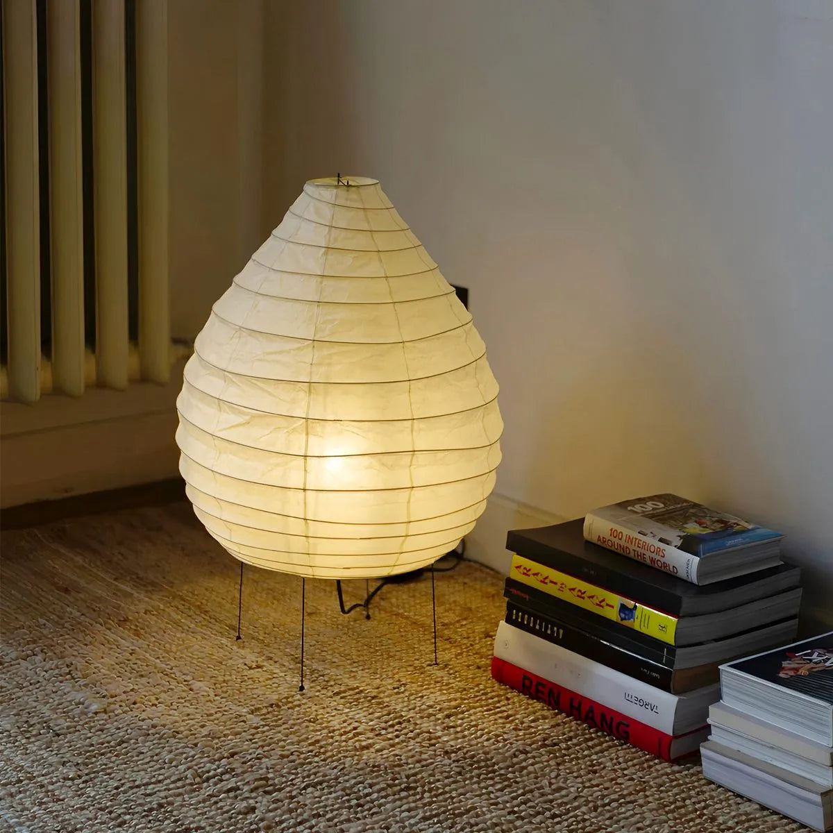 Feyran Akari 22N Rice Paper Table Lamp for Bedroom