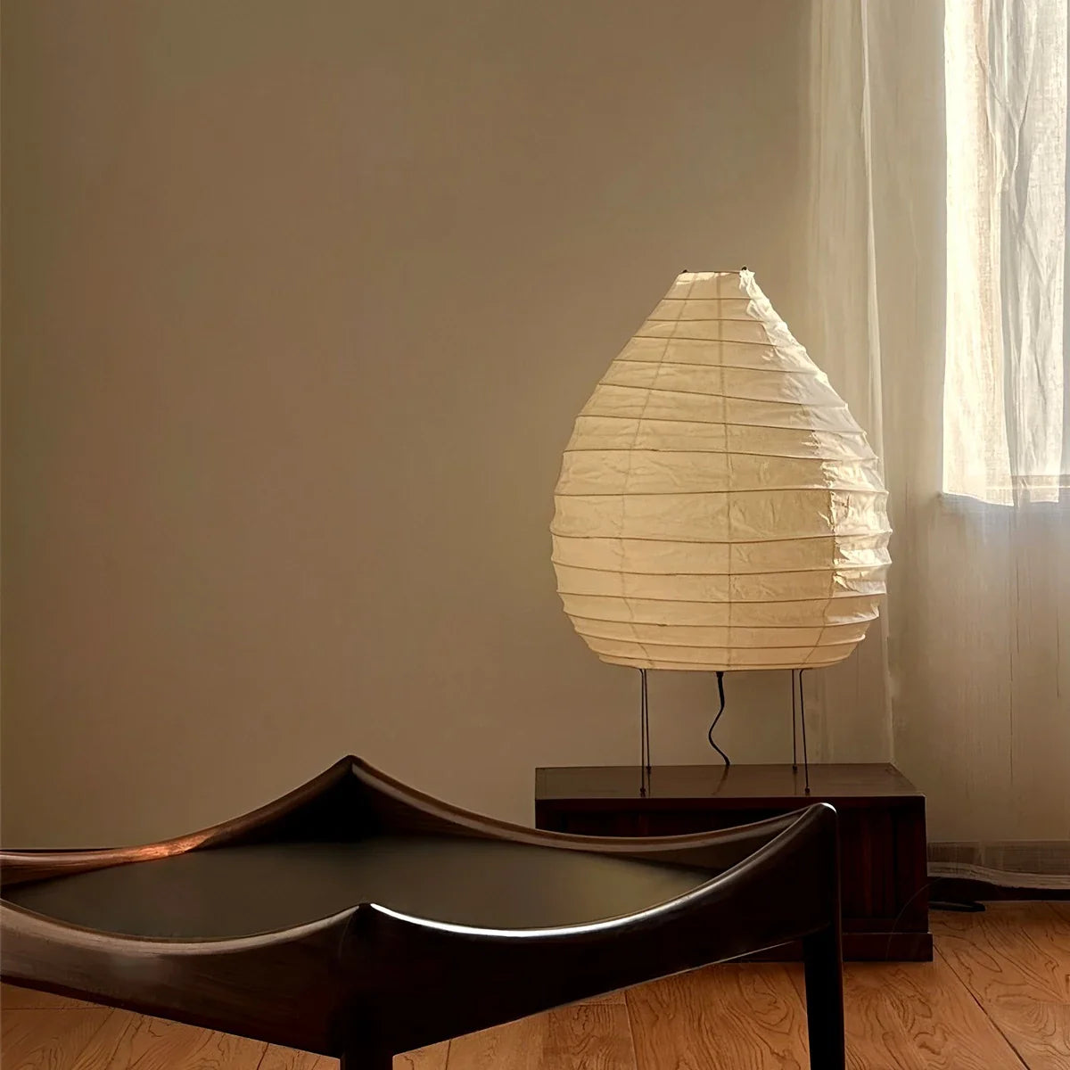Feyran Akari 22N Rice Paper Table Lamp for Bedroom