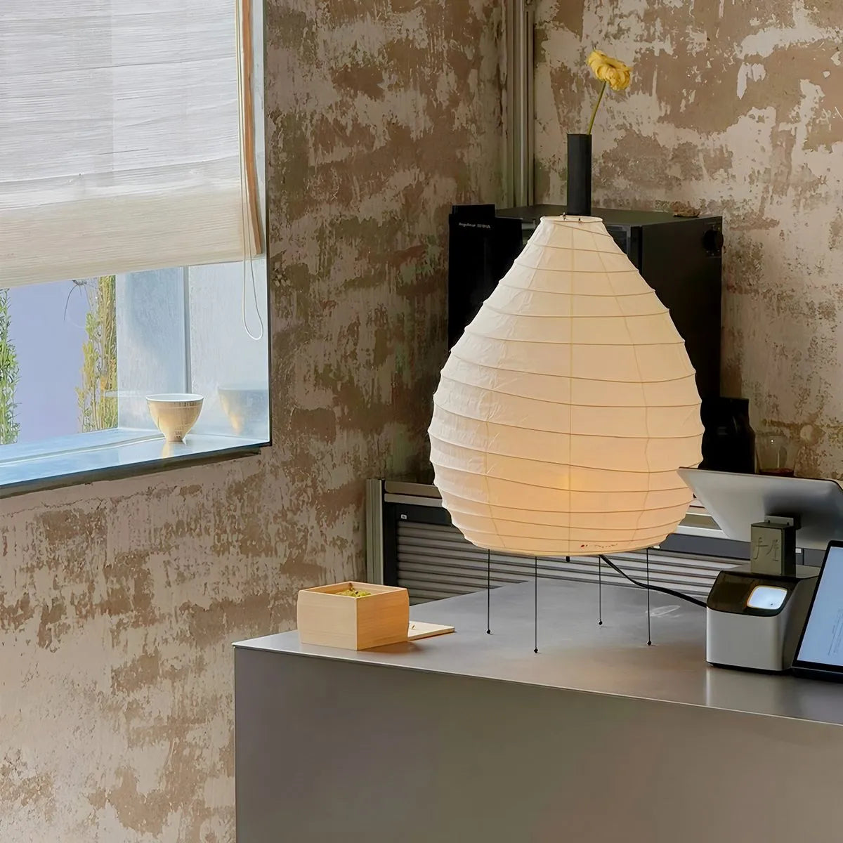 Feyran Akari 22N Rice Paper Table Lamp for Bedroom