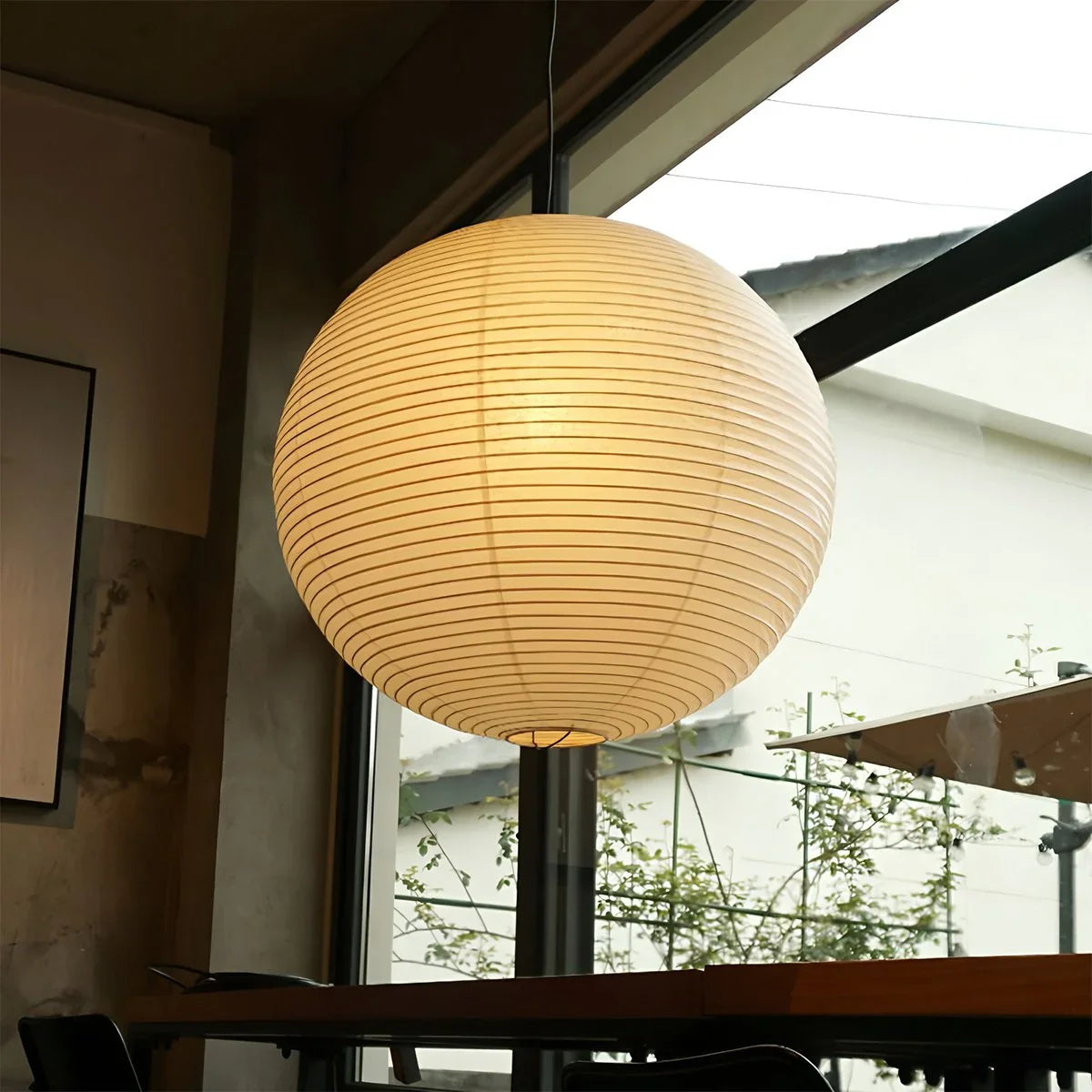 Feyran Akari Spherical Pendant Light for Living Room