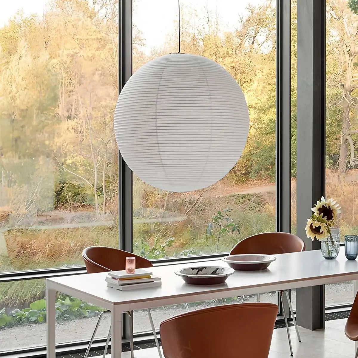 Feyran Akari Spherical Pendant Light for Living Room