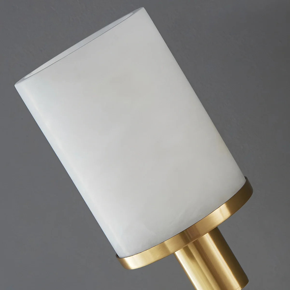 Feyran Alabaster Pillar Candle Wall Sconce