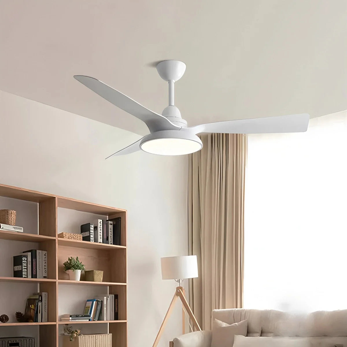 Feyran American Retro Ceiling Fan With Light