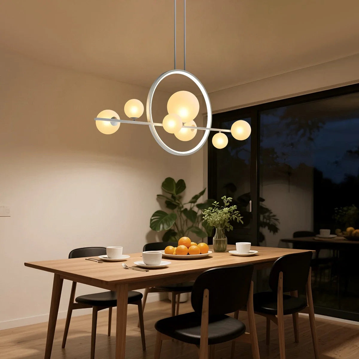 Feyran Archipelago Modern Glass Ball Chandelier