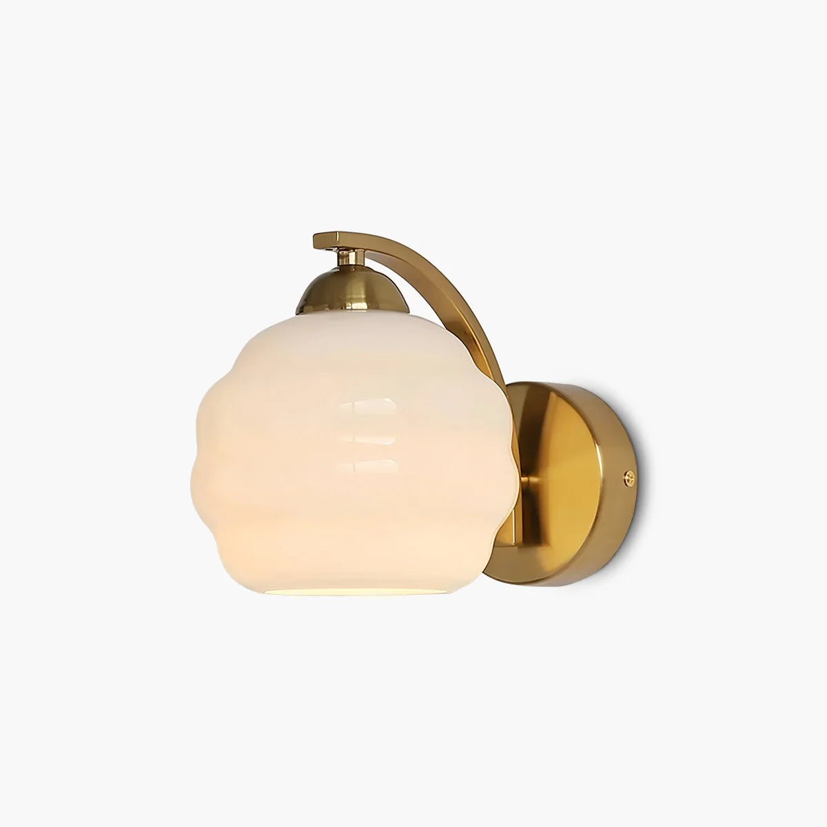 Feyran Art Deco Vintage Glass Wall Lamp
