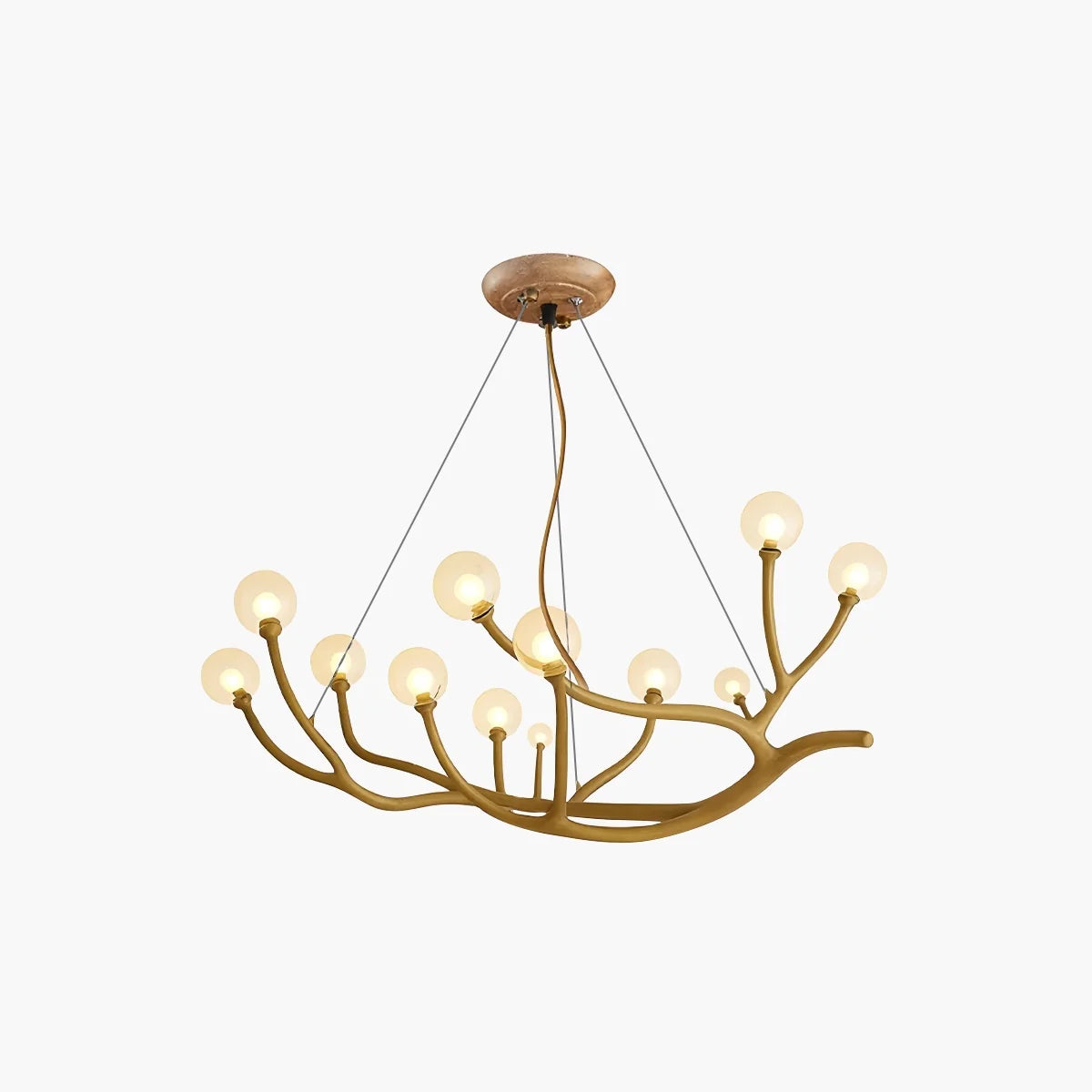 Feyran Arvore Branch Glass Chandelier for Dining Room