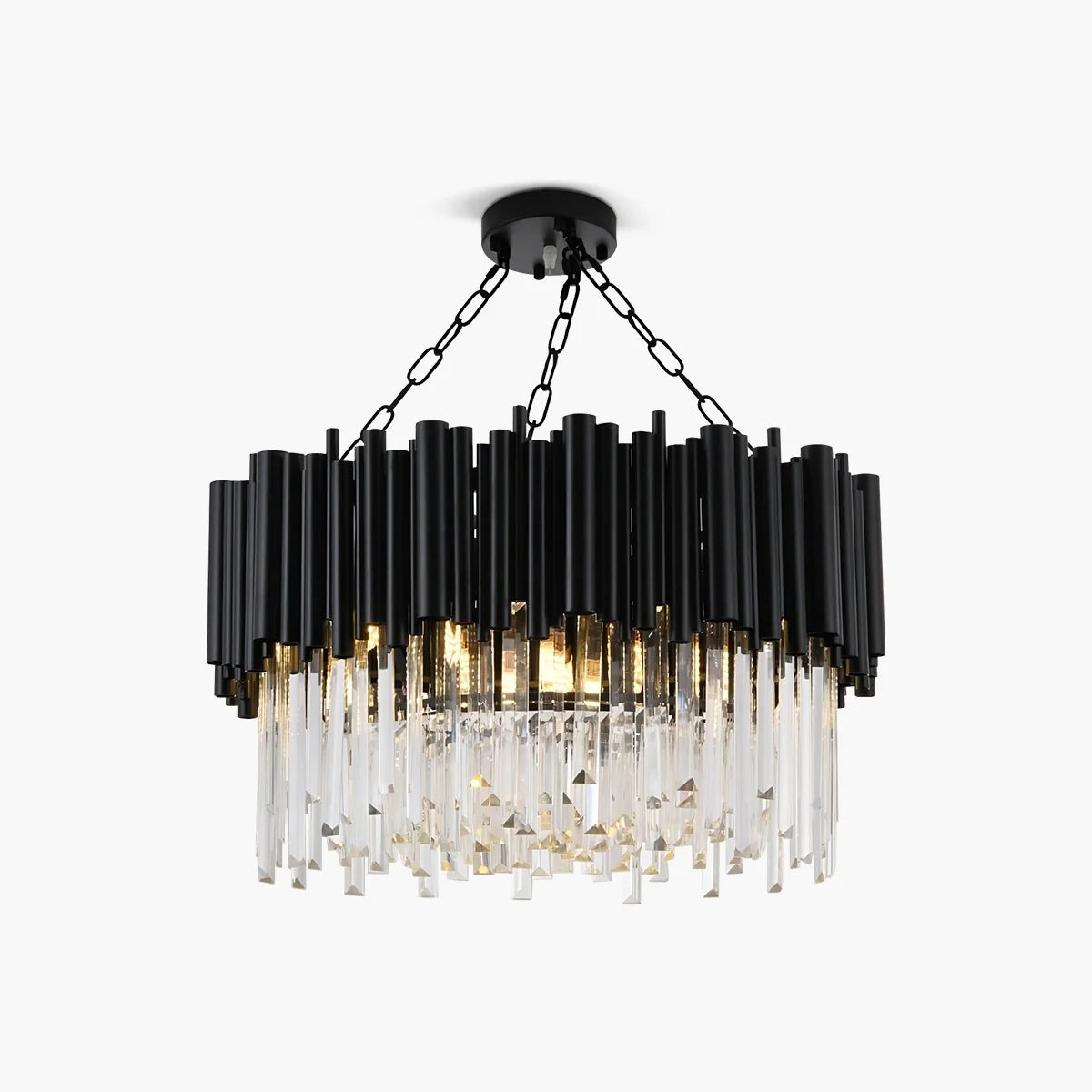 Feyran Mystique Black Crystal LED Chandelier