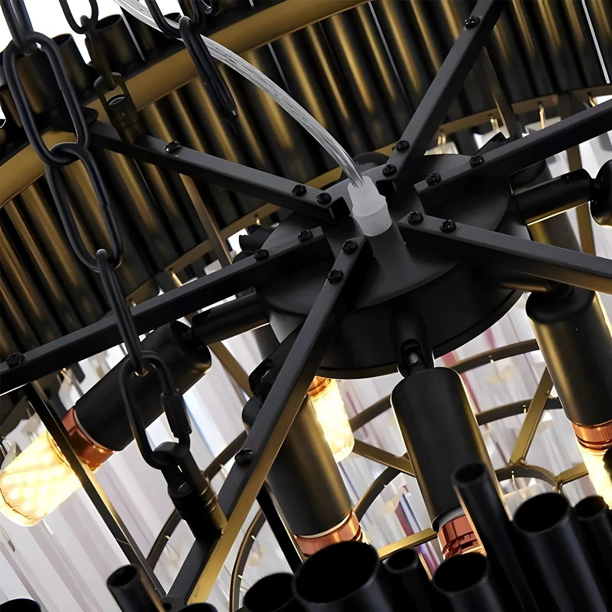 Feyran Mystique Black Crystal LED Chandelier