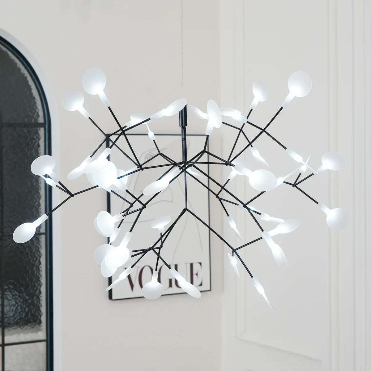 Feyran Black Firefly LED Chandelier