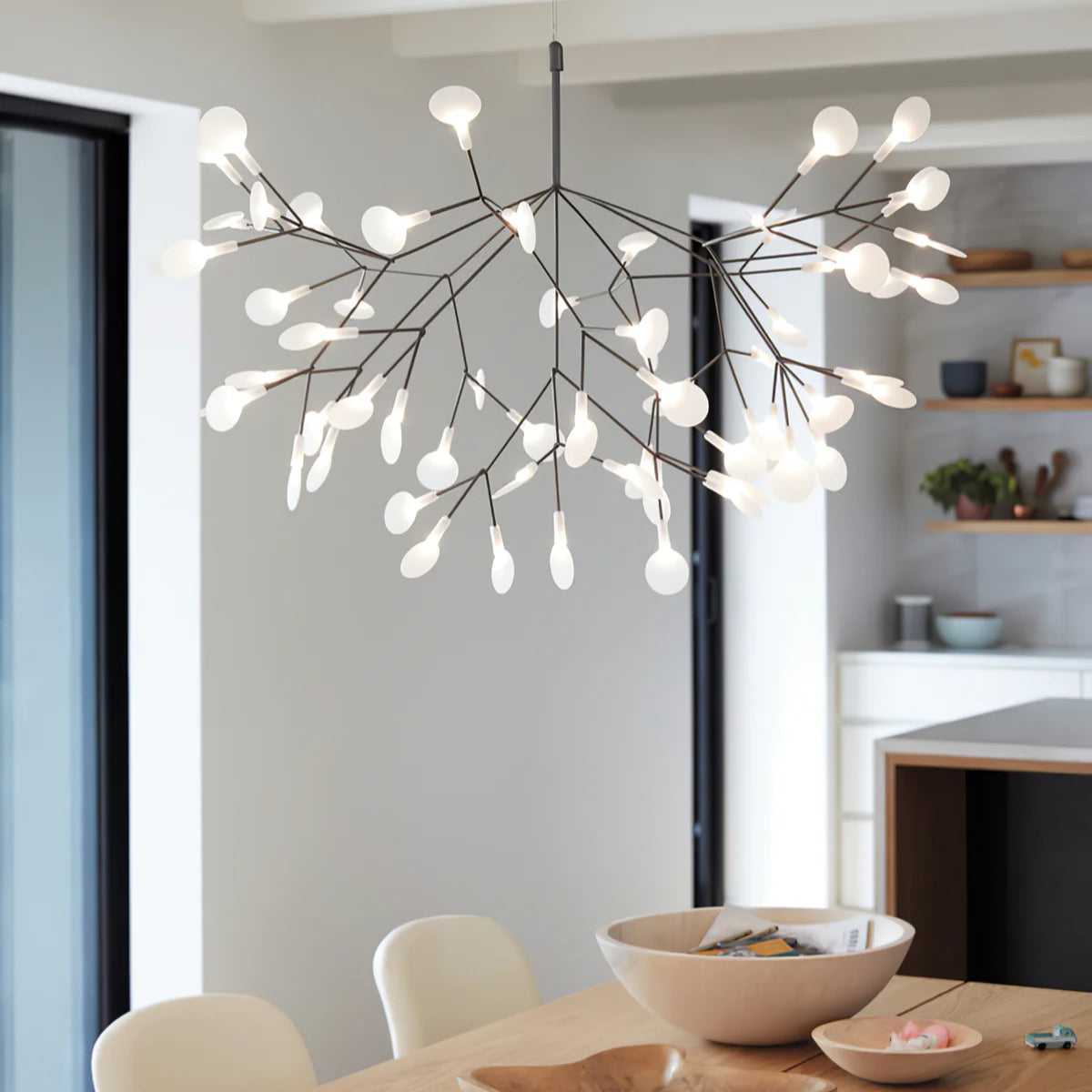 Feyran Black Firefly LED Chandelier