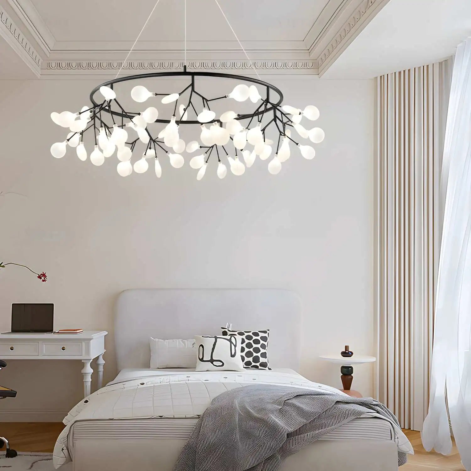 Feyran Black Firefly LED Chandelier