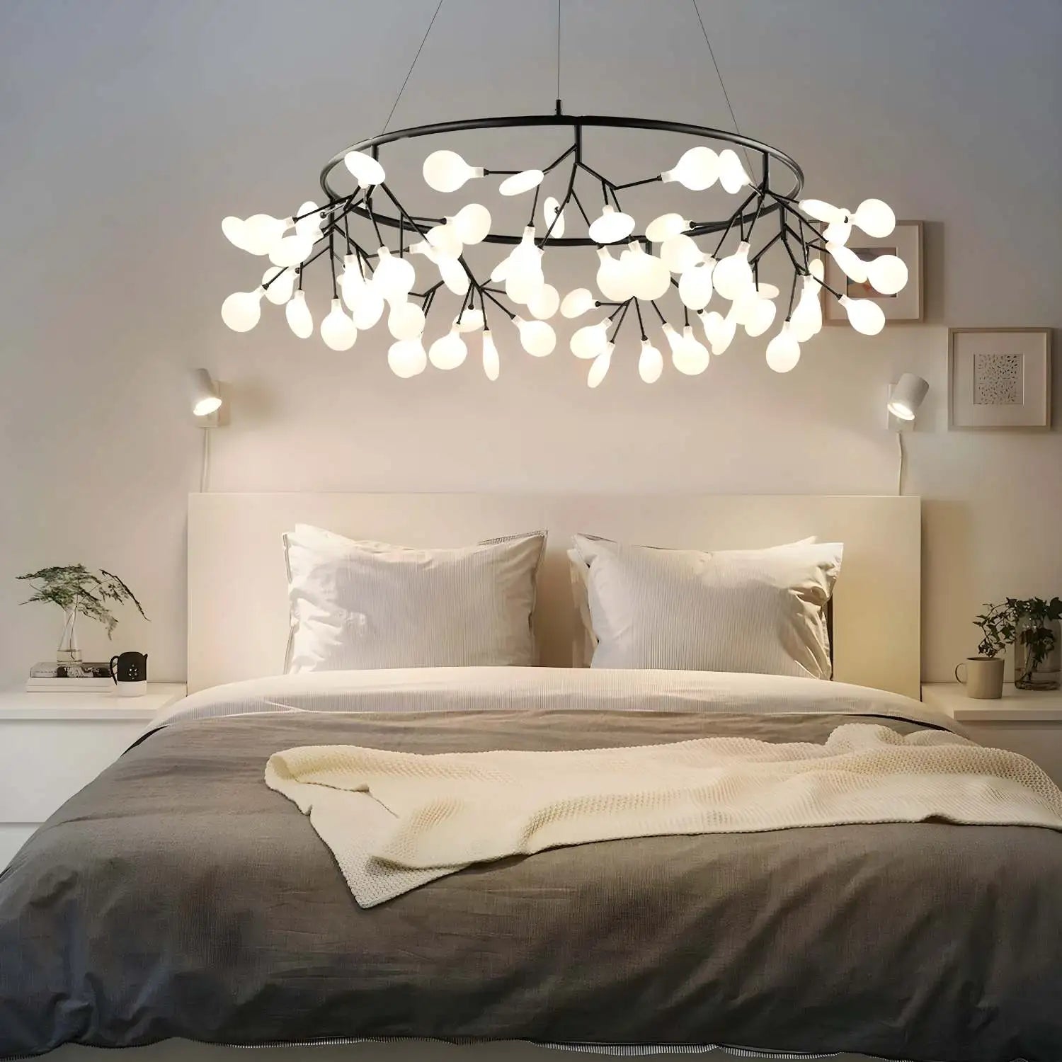 Feyran Black Firefly LED Chandelier