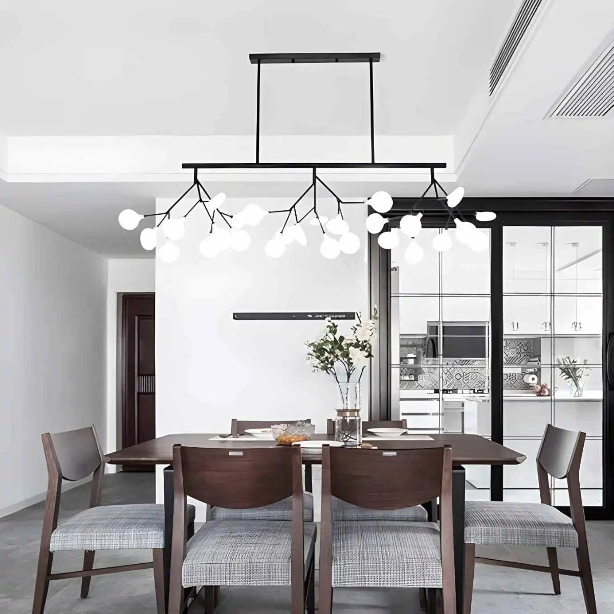 Feyran Black Firefly LED Chandelier