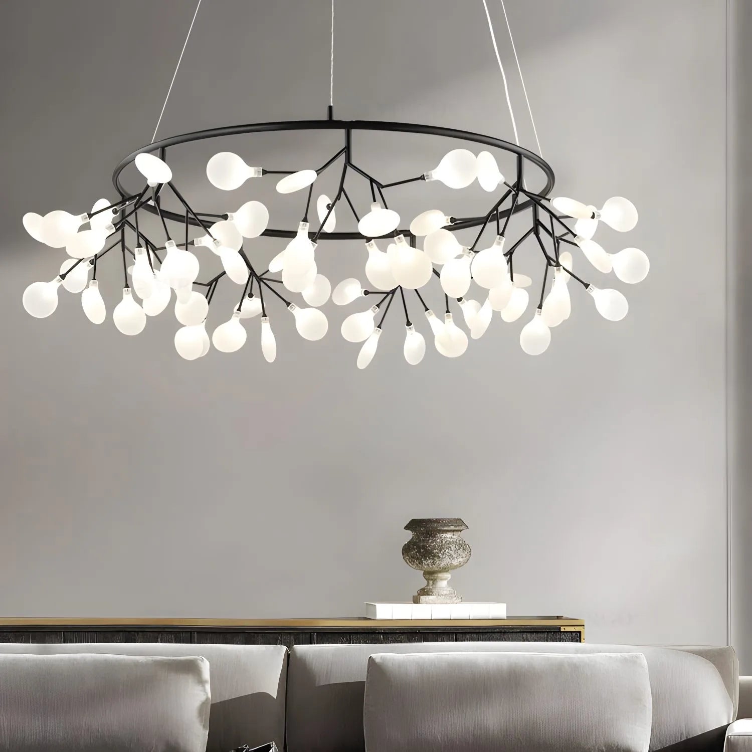 Feyran Black Firefly LED Chandelier