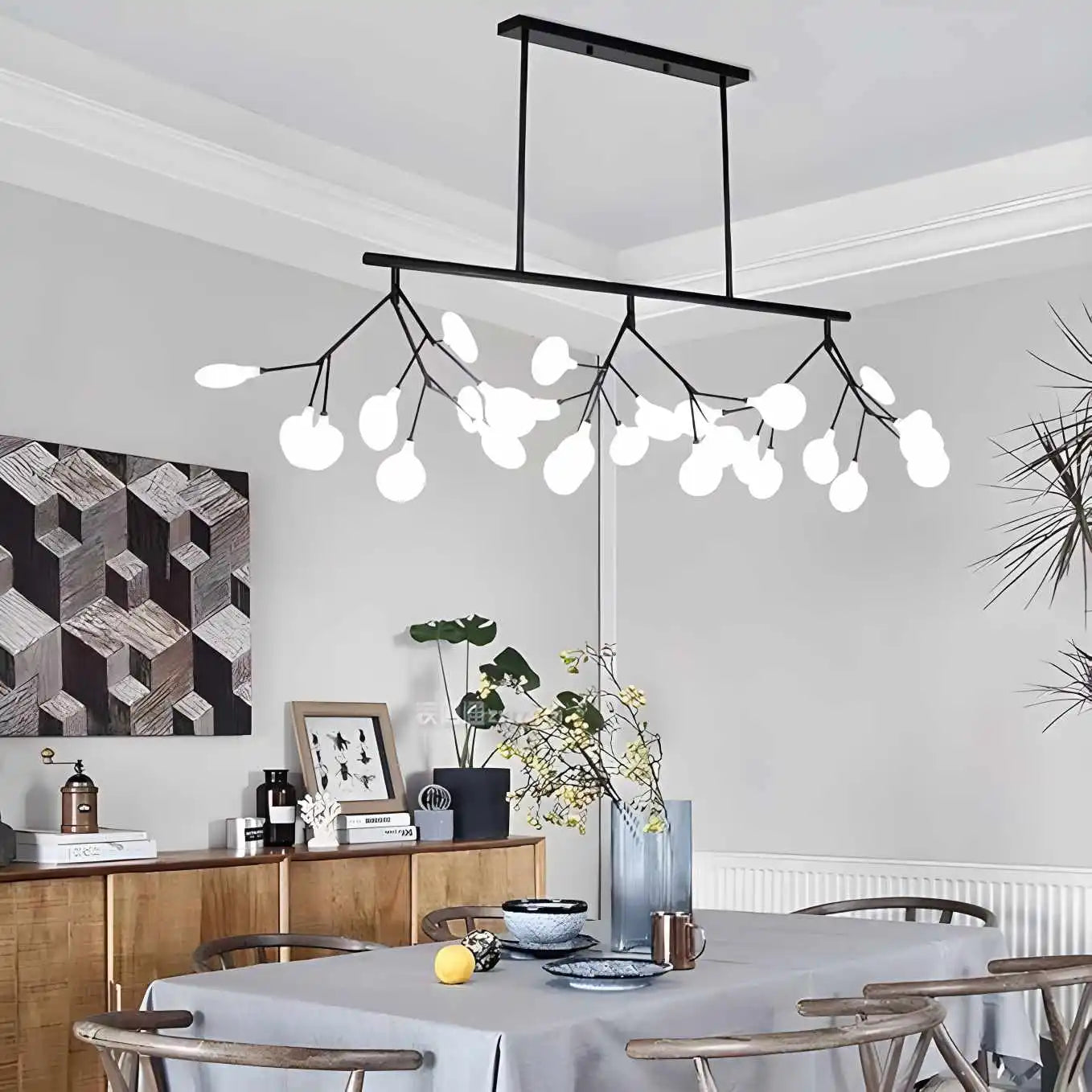 Feyran Black Firefly LED Chandelier