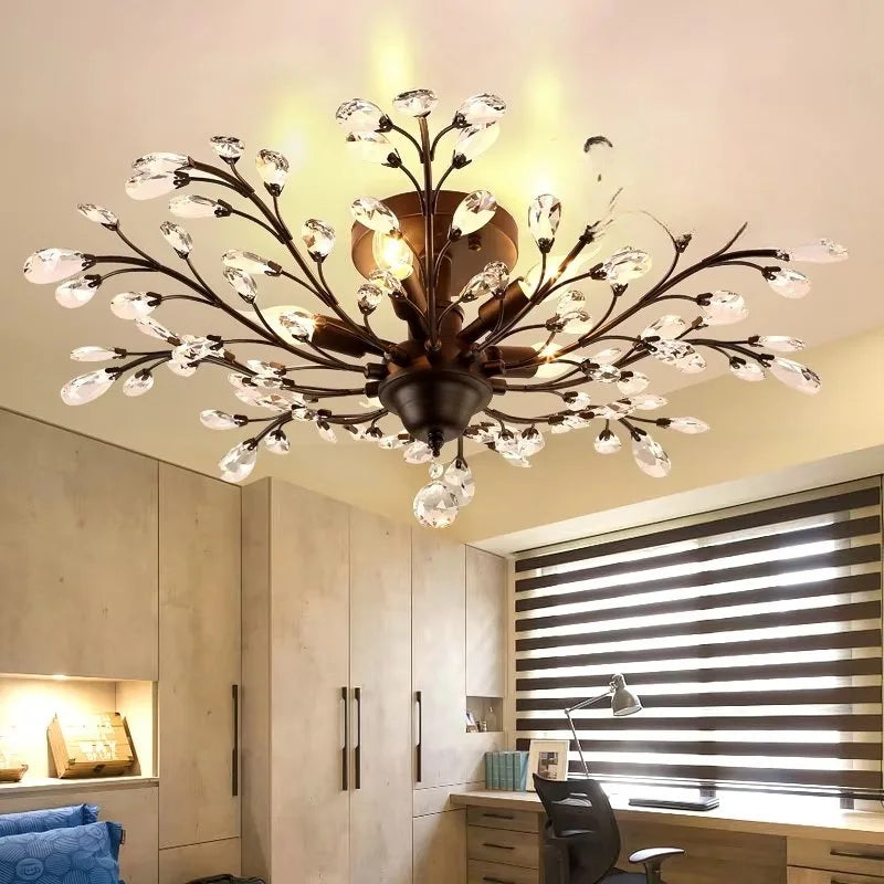 Feyran Branch Crystal Chandelier for Living Room