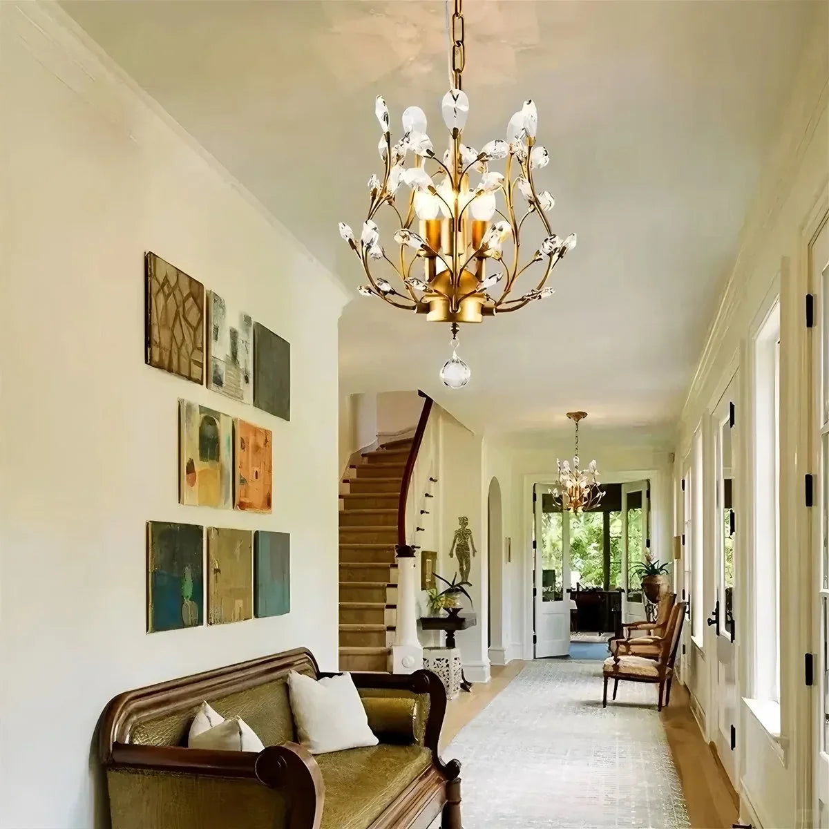 Feyran Branch Crystal Chandelier for Living Room