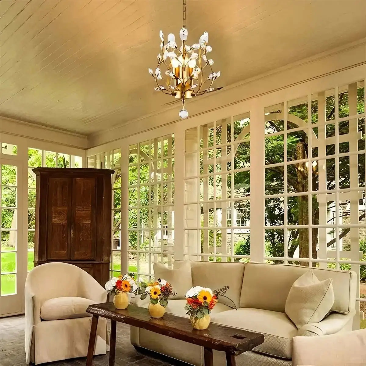 Feyran Branch Crystal Chandelier for Living Room