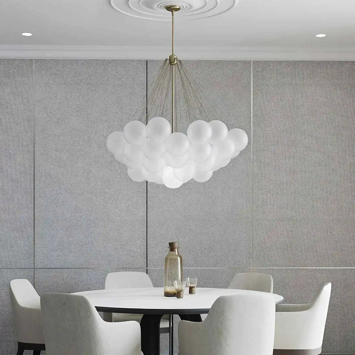 Feyran Modern Bubble Glass Chandelier for Living Room