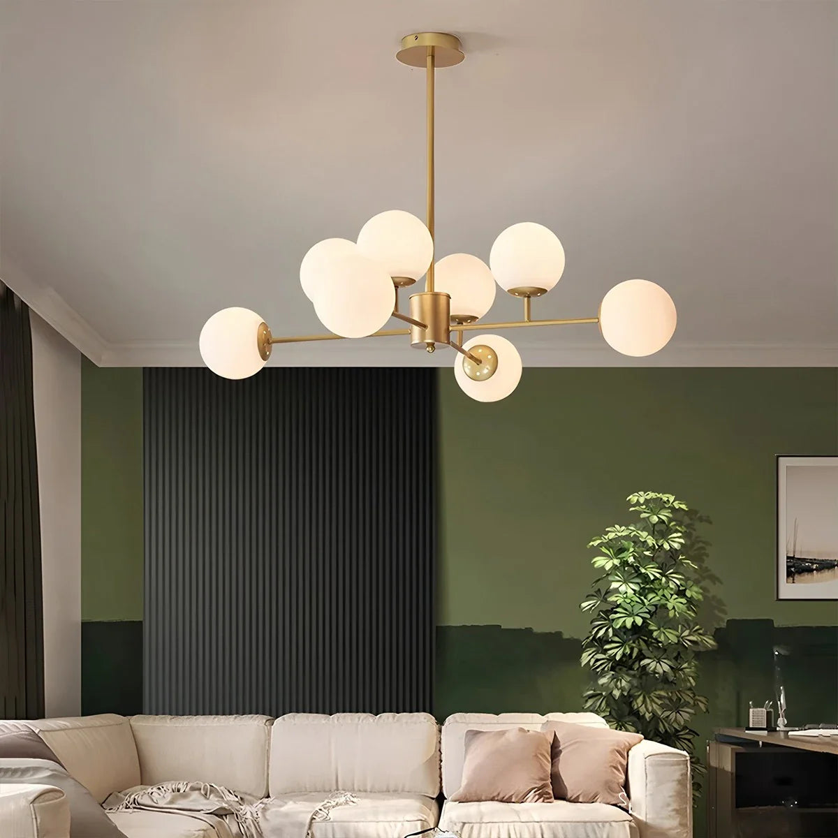 Feyran Camilla Glass Chandelier for Living Room