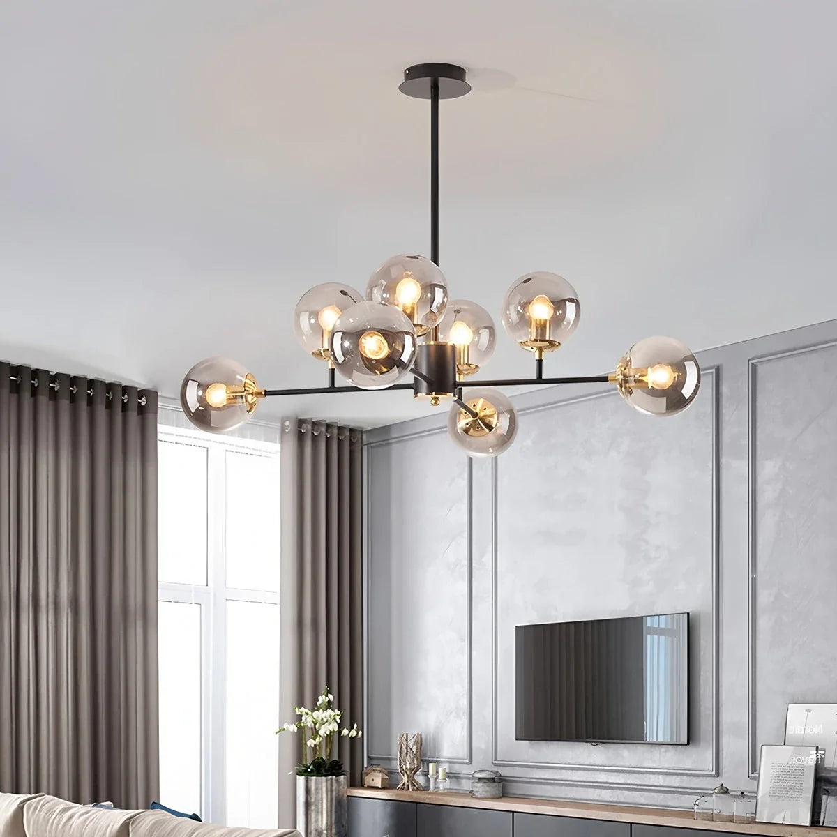 Feyran Camilla Glass Chandelier for Living Room