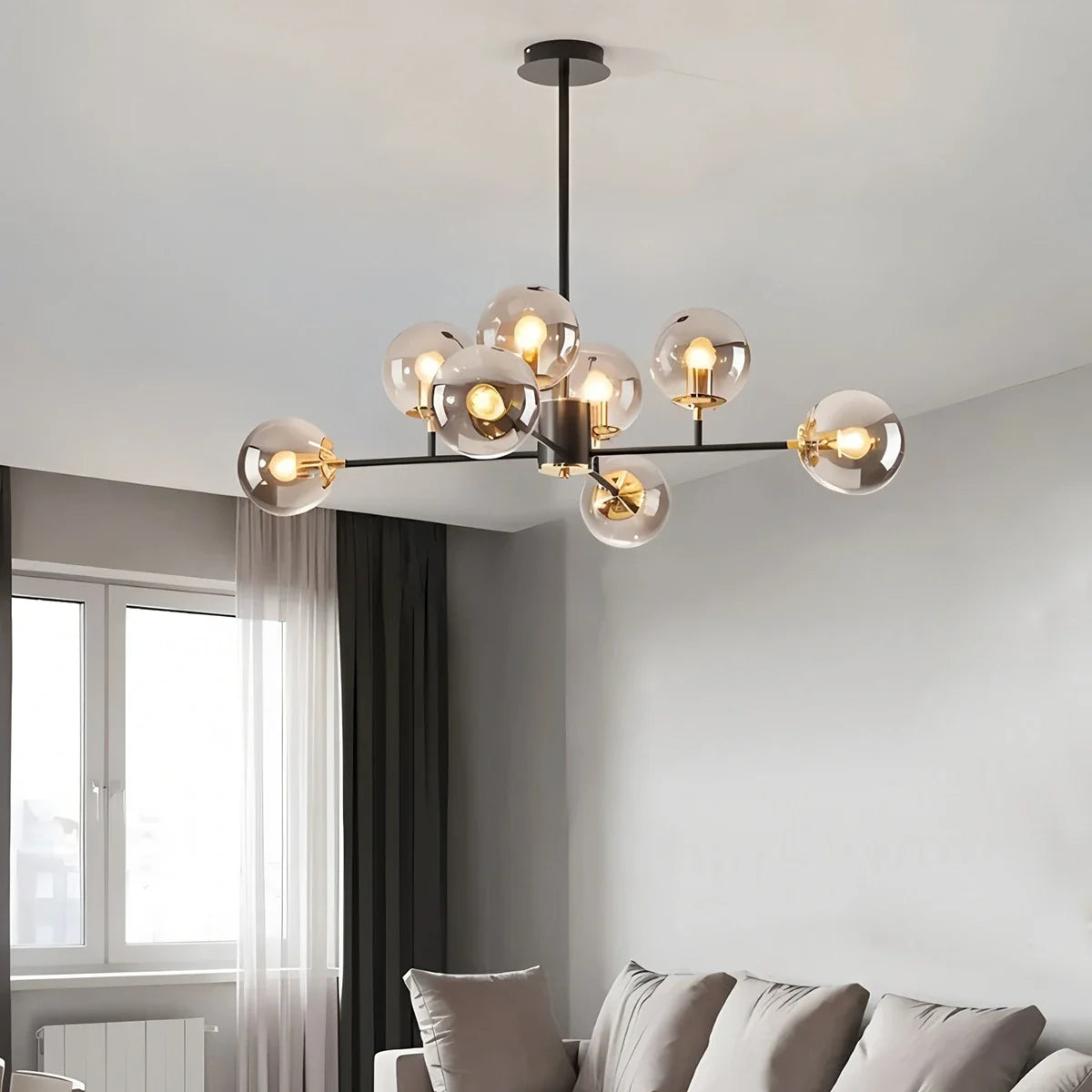 Feyran Camilla Glass Chandelier for Living Room